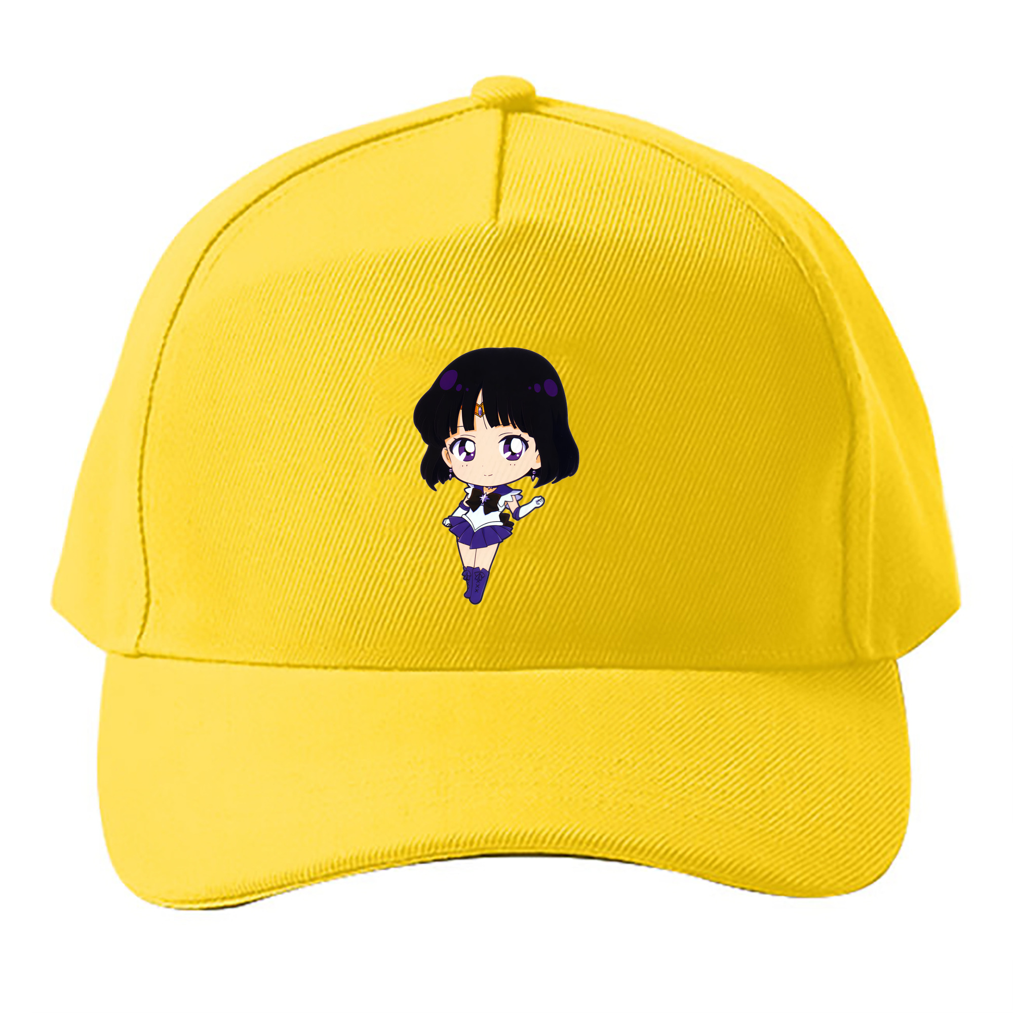 （画像用） 美少女戦士セーラームーン 土萠ほたる Sailor Moon Tomoe Hotaru （セーラーサターン；Sailor Saturn） ベースボールキャップ 綿100％ 男女兼用 帽子 スポーツ